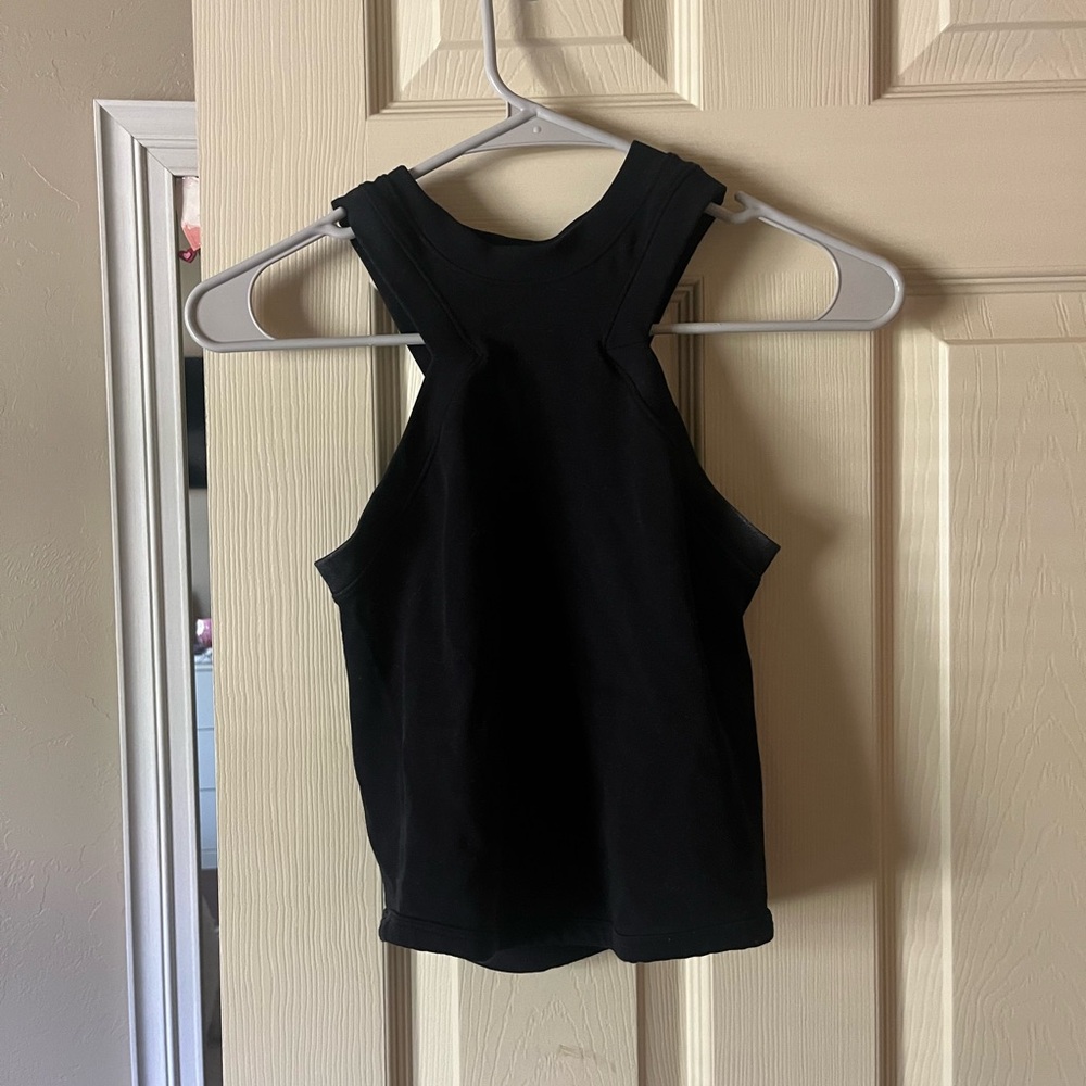 black tank top